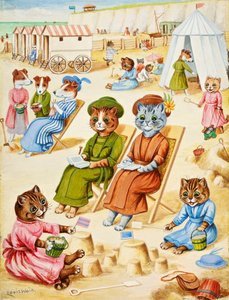Vakantietijd door Louis Wain