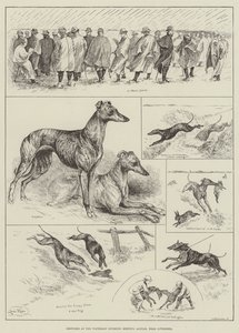 Schetsen bij de Waterloo Coursing Meeting, Altcar, nabij Liverpool