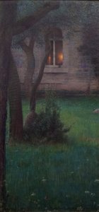 De foyer door Louis Welden Hawkins