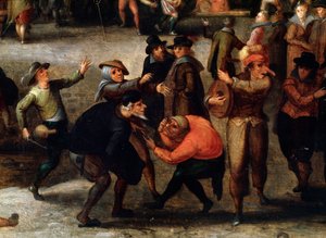 Carnavalsdetail, begin 17e eeuw