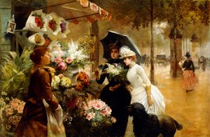 Zomerbloemen door Louis de Schryver