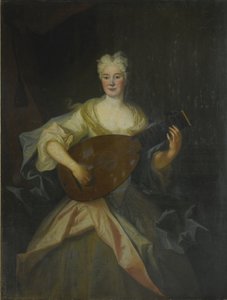 Portret van Anna Constantia, Gravin van Cosel 1680-1765, geboren von Brockdorff