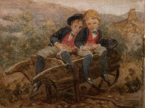 Schets van de Hons. Dudley en Archie Hamilton Gordon, 1890