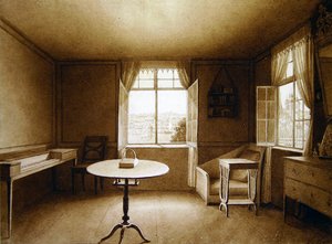Interieur van het huis van de kunstenaar