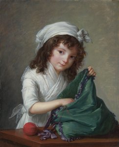Mademoiselle Alexandrine-Emilie Brongniart, 1788 door Elisabeth Louise Vigee Lebrun