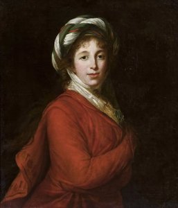 Portret van Gravin Helena Radziwill, geboren Przezdziecka door Elisabeth Louise Vigee Lebrun