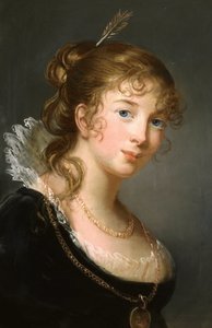 Prinses Frederica Dorothea Louise Philippine van Pruisen 1770-1836, gravin Radziwill door Elisabeth Louise Vigee Lebrun