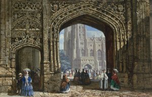 Kathedraal van Canterbury door Louise Ingram Rayner