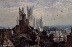 Kathedraal van Lincoln vanuit het zuiden