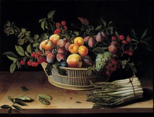 Stilleven met fruitmand door Louise Moillon
