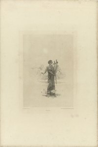 Schets voor de improvisator door Lourens Alma Tadema