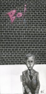 De melancholische schooljongen door Lourens Joubert