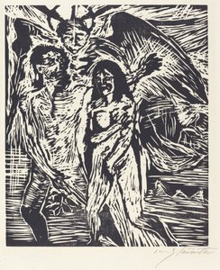 Verdrijving uit het Paradijs door Lovis Corinth