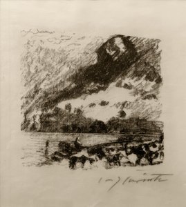 Bergmeer door Lovis Corinth