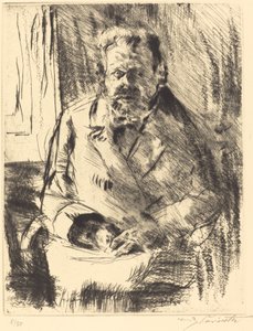 De Dichter door Lovis Corinth