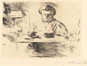 Die Gattin door Lovis Corinth