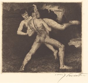 Entführung, 1894 door Lovis Corinth