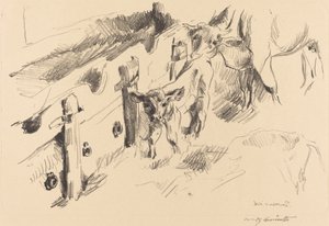Kalveren door Lovis Corinth