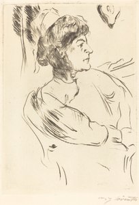 Verpleegster, 1914 door Lovis Corinth