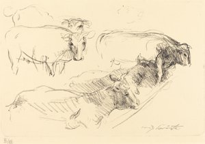 Koeien door Lovis Corinth