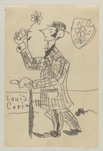 Lovis Corinth aan Carl Strathmann door Lovis Corinth