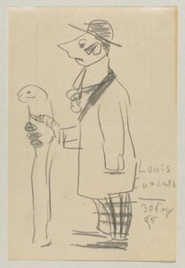 Lovis Corinth aan Carl Strathmann door Lovis Corinth