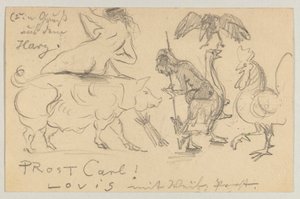Lovis Corinth aan Carl Strathmann: Ansichtkaart, poststempel 21 juli 1905 door Lovis Corinth