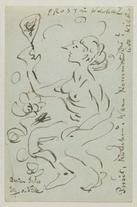 Lovis Corinth aan Carl Strathmann: Ansichtkaart, poststempel 25 maart 1906 door Lovis Corinth