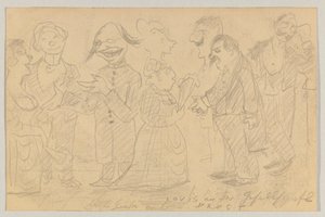 Lovis Corinth aan Carl Strathmann: Postkaart, poststempel 8 november 1899 door Lovis Corinth