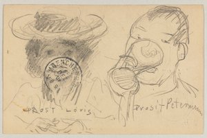 Lovis Corinth aan Carl Strathmann: Ansichtkaart, poststempel voorzijde 17 december 1902 door Lovis Corinth