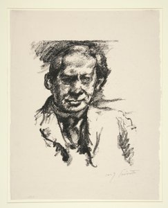 Portret van Arno Holz door Lovis Corinth
