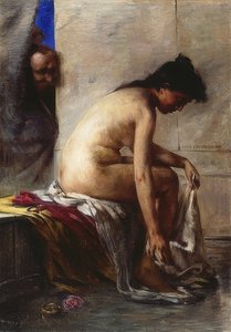 Susanna in bad. 1890