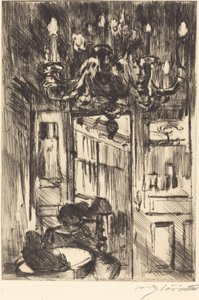 Onder de kroonluchter, 1916 door Lovis Corinth
