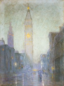 Madison Avenue bij Schemering, ca. 1911