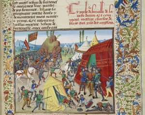 Karel van Blois gevangen genomen bij de Slag om La Roche-Derrien, ca. 1470-1475