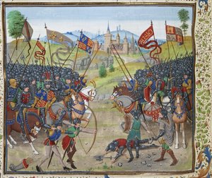 De slag bij Nájera op 3 april 1367, ca. 1470-1475