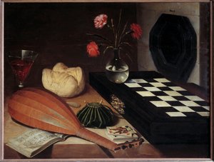Stilleven bij het schaakspel (17e eeuw)
