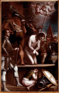 De kruisafneming van Sint Joris door Luca Cambiaso