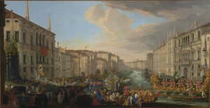 Regatta op het Grote Kanaal ter Ere van Frederik IV, Koning van Denemarken, 1711