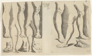 Studies van benen door Luca Ciamberlano