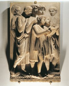 Laudate Eum in choro (Psalm 150, Laudate Dominum), paneel met zingende kinderen