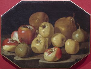 Stilleven met appels en peren door Luca Forte