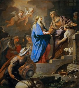 De Visitatie door Luca Giordano