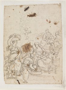 Geboorte van de Maagd door Luca Giordano
