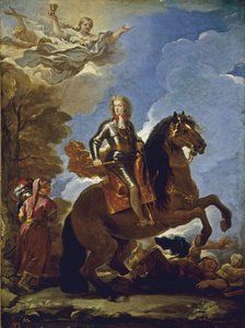 Ruiterportret van Karel II van Spanje door Luca Giordano