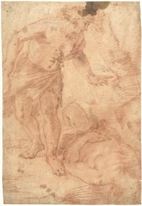 Kain bij het lijk van Abel door Luca Giordano