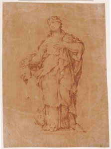 Maria Magdalena, naar het beeld van Algardi in s. Silvestro al Quirinale door Luca Giordano