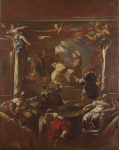 Sint Antonius van Padua herstelt de voet van een man