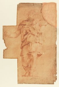 Studie van de staande figuur door Luca Giordano