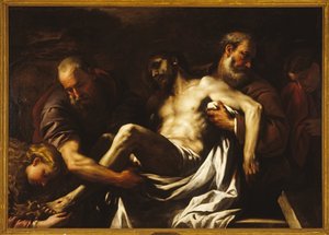 De graflegging van Christus door Luca Giordano